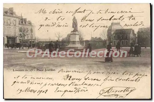 Cartes postales Limoges Place Jourdan