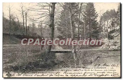 Cartes postales Paysage en Limousin Les Bords de L'Aurecnce Pres Limoges