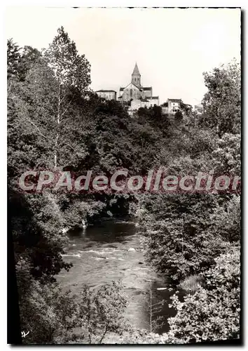 Moderne Karte Chateauponsac (Haute Vienne) Les bords de la Gartempe