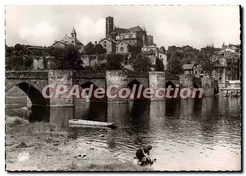 Cartes postales moderne Limoges Pont Saint Etienne et la Cathedrale