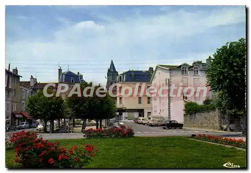 Moderne Karte St Junien (Haute Vienne) Place Julienne Petit