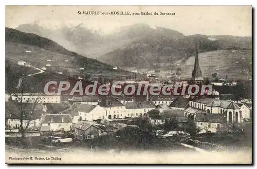 Ansichtskarte AK Moselle St Maurice sur Moselle avec Ballon de Servance