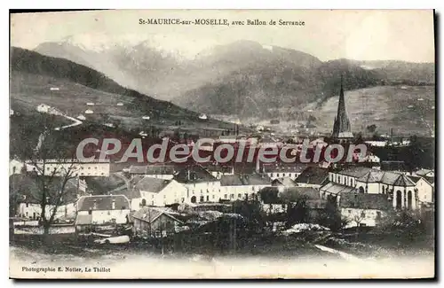 Ansichtskarte AK Moselle St Maurice sur Moselle avec Ballon de Servance