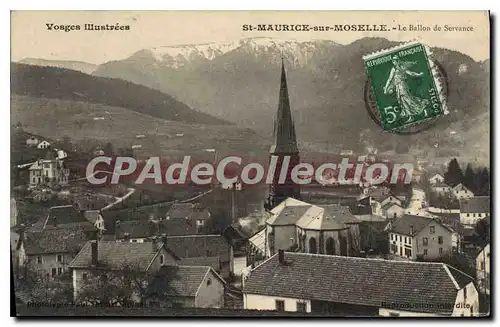 Cartes postales Moselle St Maurice sur Moselle Le Ballon de Servance