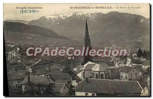 Cartes postales Moselle St Maurice sur Moselle Le Ballon de Servance