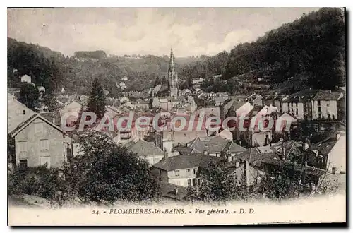 Cartes postales Plombieres les Bains Vue generale