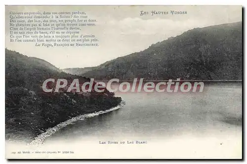 Cartes postales Les Hautes Vosges Les Rives du Lac Blanc