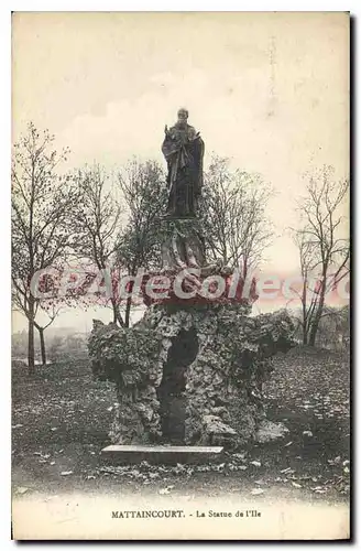 Cartes postales Mattaincourt La Statue de l'Ile