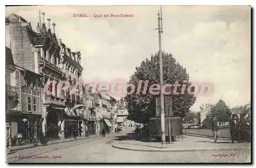 Cartes postales Epinal Quai des Bons Enfants