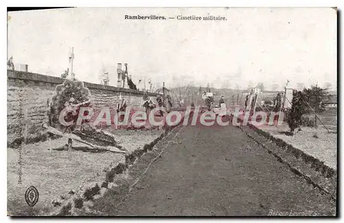 Cartes postales Rambervillers Cimetiere militaire