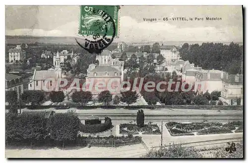 Cartes postales Vosges Vittel le Parc Madelon