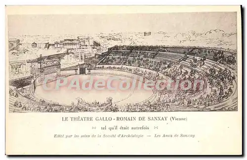 Cartes postales Le Theatre Gallo Romain De Sanxay Vienne