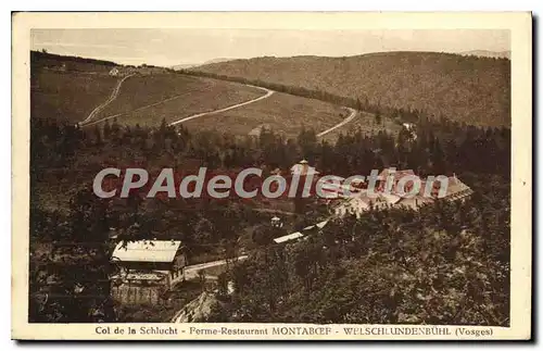 Ansichtskarte AK Col de la Schlucht Ferme Restaurant Montatabcef Welschlundenbuhl Vosges