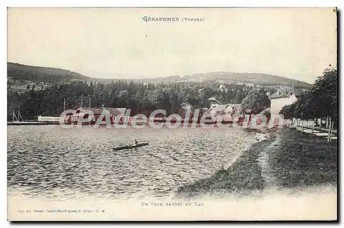 Cartes postales Gerardmer Vosges Un coin favor du lac