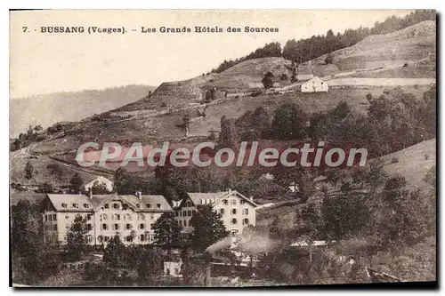 Cartes postales Bussang Vosges Les Grands Hotels des Sources