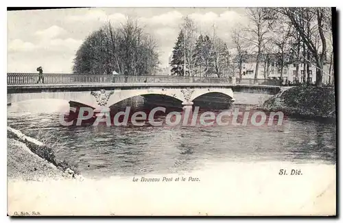 Cartes postales Le Nouveau Pont et le Parc St Die