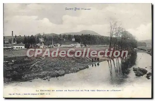 Cartes postales La Meurthe en Amont de Saint Die et Vue vers Gratain et l'Ormont Saint Die Vosges