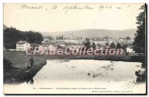 Cartes postales Remiremont Vue Generale Prise Du Chalet De La Madeleine