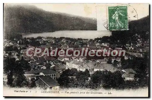 Cartes postales Gerardmer Vue generale prise des Gouttridos