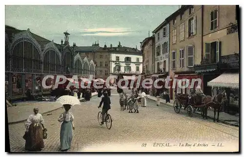 Cartes postales Epinal La Rue d'Arches