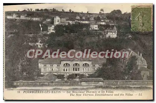 Ansichtskarte AK Plombieres Les Bains Les Noureaux Thermes et les Villas