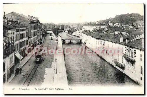 Ansichtskarte AK Epinal Le Quai des Bons Enfants