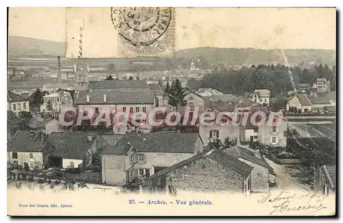 Cartes postales Arches Vue generale