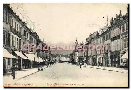 Cartes postales Saint Die Vosges Rue Thiers