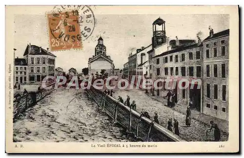 Cartes postales Le Vieil Epinal heures du matin