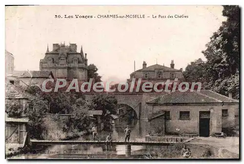 Ansichtskarte AK Les Vosges Charmes sur Moselle Le Pont des Chevres