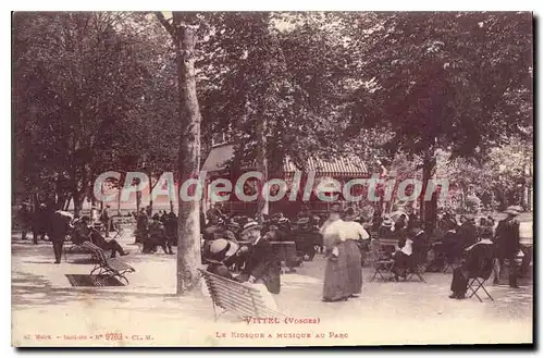 Cartes postales Vittel Vosges Le Kiosque a Musique au Parc