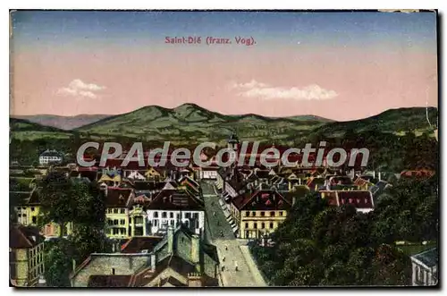 Cartes postales Saint Die Franz Vog