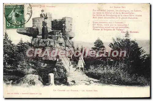 Cartes postales Saint Die Vosges La Chaire du Diable