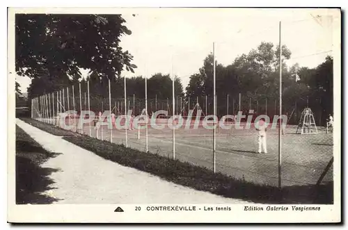 Cartes postales Contrexeville Les tennis