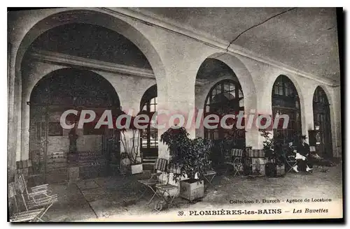 Cartes postales Plombieres les Bains Les Buvettes