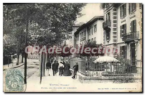 Cartes postales Vittel Vosges Hotel dee Sources et L'Annexe