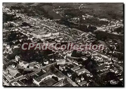 Moderne Karte Mirecourt Vosges Vue aerienne