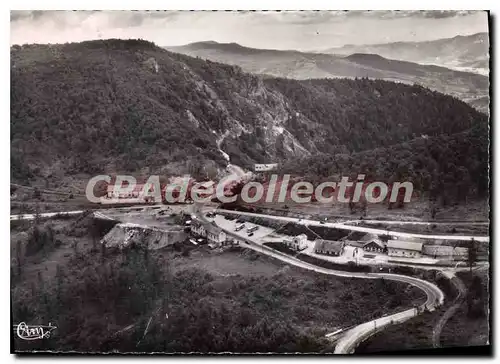 Moderne Karte La Schlucht Vosges Vue panoramique aerianne du col