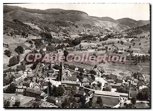 Moderne Karte St Maurice sur Moselle Vosges Vue panoramique aerianne