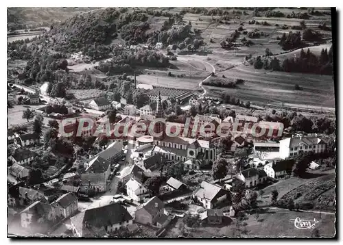 Moderne Karte St Maurice sur Moselle Vosges Vue panoramique aerianne