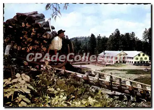 Cartes postales moderne Ventron Vosges Ermitage du Frere Joseph Schlittage du bois