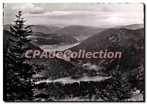 Moderne Karte Les Vosges La Valle des Lacs Retournemert et Longemer