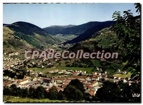 Moderne Karte La Bresse Vosges Vue generale