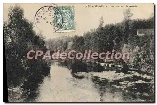 Cartes postales Arcy sur Cure Vue sur la Riviere