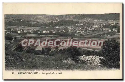 Cartes postales Arcy sur Cure Vue generale