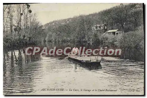Cartes postales Arcy sur Cure La Cure le Garage et le Chalet Restaurant