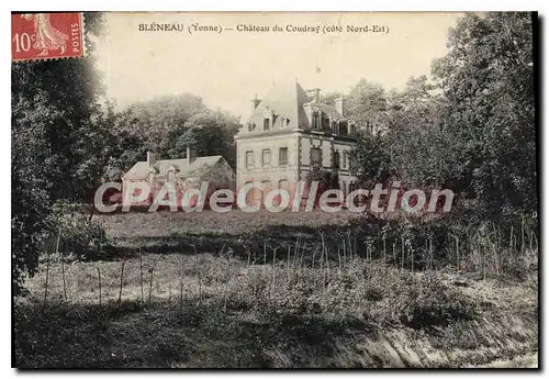 Cartes postales Bleneau Yonne Chateau du Coudray Cote Nord Est