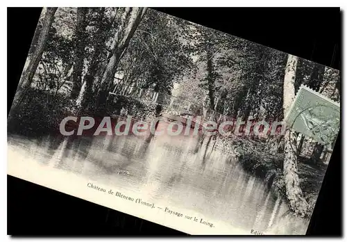Cartes postales Chateau de Yonne Paysage sur le Loing