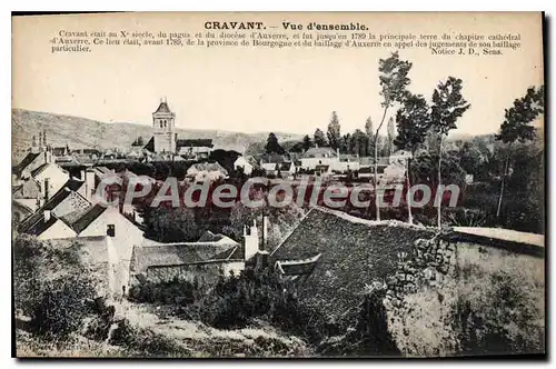 Cartes postales Cravant Vue d'ensemble