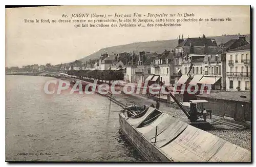 Cartes postales Joigny Yonne Port aux Perspective sur les Quais
